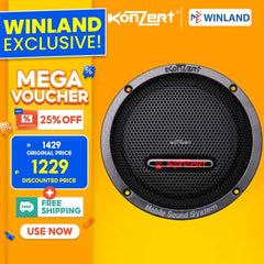 Konzert 6inch 200 watts Subwoofer Speaker KW-660M (1)piece per order