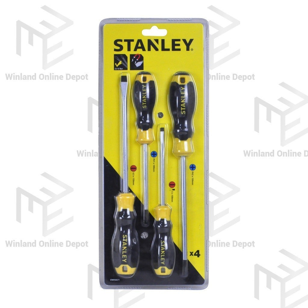 Stanley 4pcs C/G Screw driver Set Screwdriver STMT66671