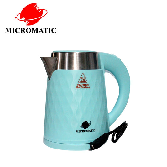 Micromatic Stainless Steel Cordless Electric Kettle | Water Heater 1.7L / 1500W MCK-1721