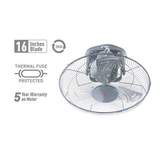 Hanabishi 16inch Rotator Fan | Ceiling Fan | Electric Fan RF16R