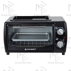 Hanabishi 2 in 1 10L Oven Toaster with Griller on Top HO10GX