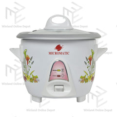 Micromatic Rice Cooker 0.6L 3 Cups Of Rice 350watts MRC-3