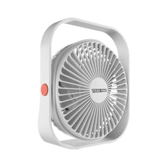 Tough Mama Mini Rechargeable Fan 6” Table Fan White Handy Fan Travel Fan NTM-2706A