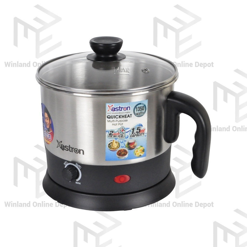 Astron by Winland Quickheat Multi-Purpose Hot pot | 1.5L 1350watts QUICKHEAT