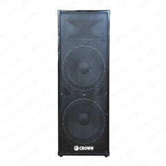 Crown 1pc 2-way Full Range Instrumental Speaker System 15” Woofer x 2 + Tweeter