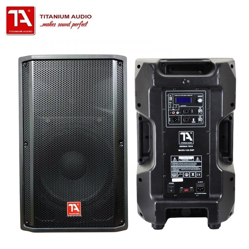 Titanium Audio 1pc 12 Inch 2-way Active Powered Plastic Cabinet Moulded 700Watts