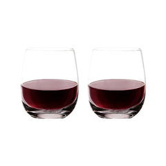 Crysalis Premium Stemware CRY-SW13/2 Double Rock Glass Stemless 360mL/13oz Set of 2