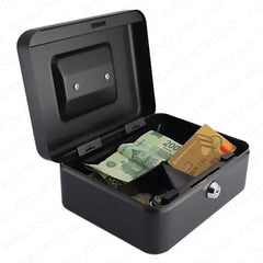 Wadfow by Winland 0.7L/1.4L/2.9L/4.1L/6.5L Volume Capacity Metal Safety Box For Money with 2pcs Keys
