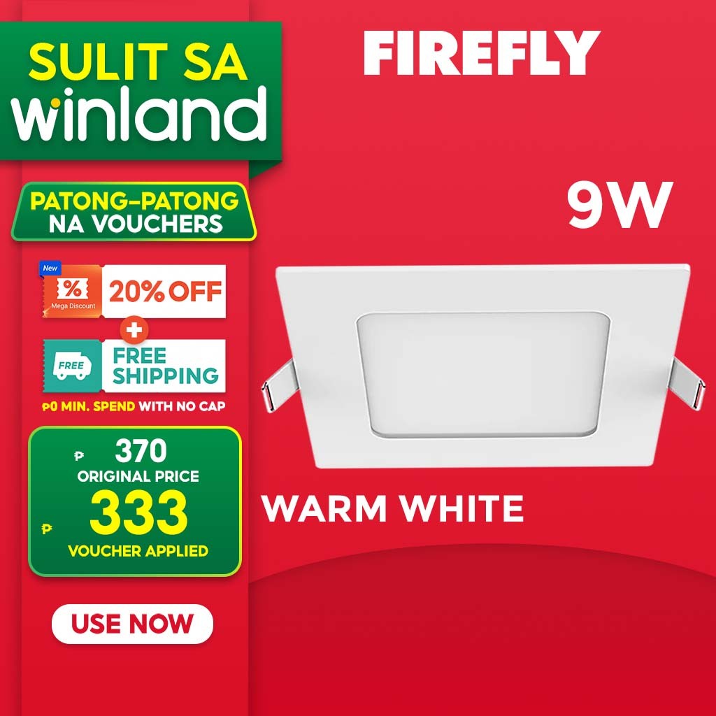 Firefly by Winland Downlight Recessed Slim ( 9W / 100-240V ) Warm White EDL2209WW