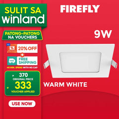 Firefly by Winland Downlight Recessed Slim ( 9W / 100-240V ) Warm White EDL2209WW