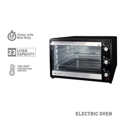 Hanabishi by Winland Convection Electric Oven 23L with Rotisserie Roast Defrost Broil HEO-23R