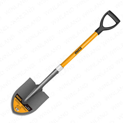 Ingco by Winland Steel Square / Round Shovel with Fiberglass Handle ING-HT