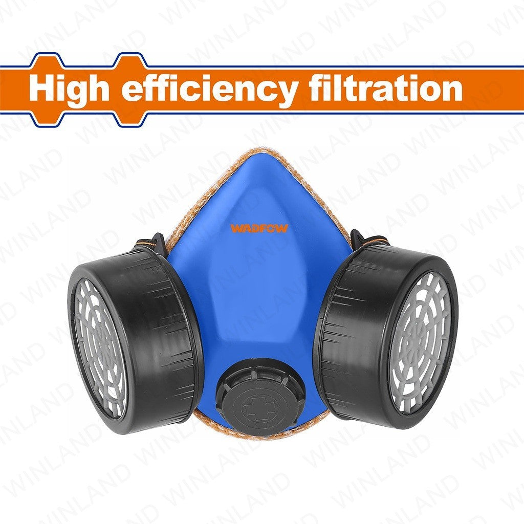 Wadfow by Winland High Efficiency Filtration Mask Paint Respirator Including Two Cartridges WRJ2502