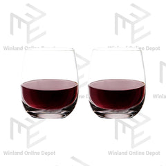 Crysalis Premium Stemware CRY-SW13/2 Double Rock Glass Stemless 360mL/13oz Set of 2