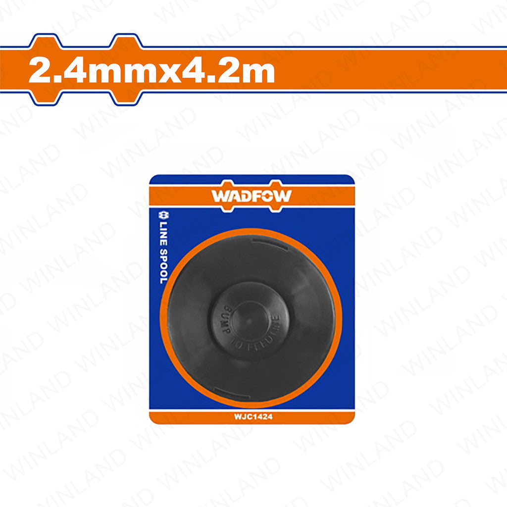 Wadfow  2.4mm x 4.2m Line Spool Suitable for Gasoline Grass Trimmer WJC1424 WAD-HT