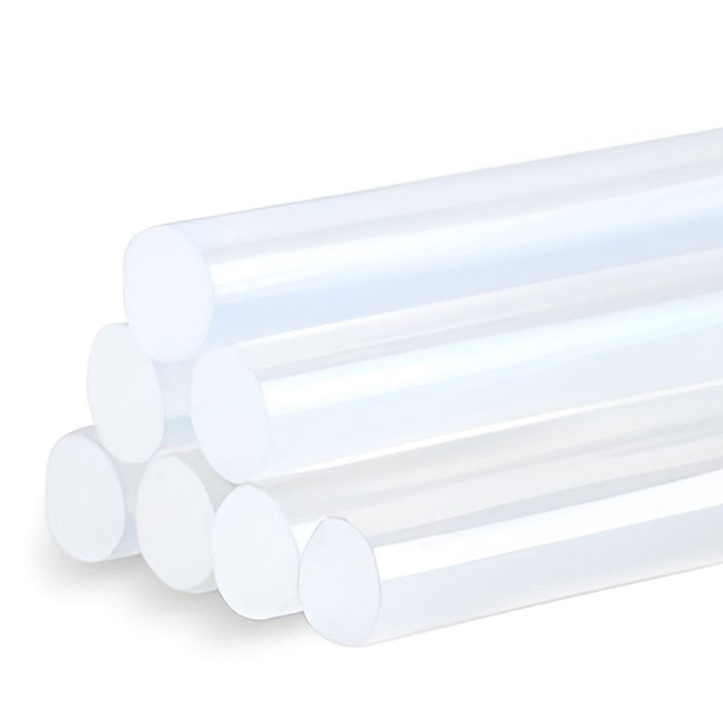 Wadfow 7PCS/Set 11mm x 150mm Petroleum Resin Glue Gun Stick WGJ5515 (WHT)