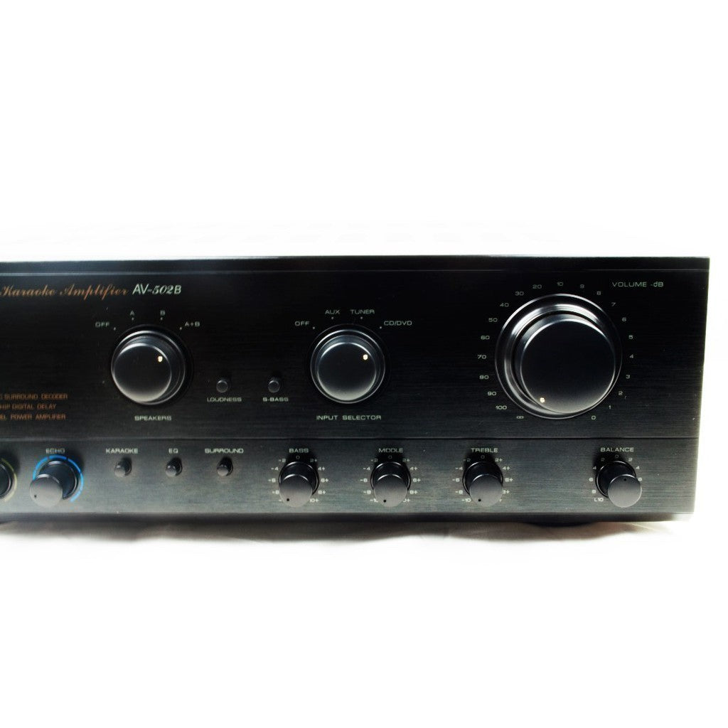 Konzert by Winland Original AV-502B Surround Sound Karaoke Amplifier 500W x 2 RMS (Black) AV502B
