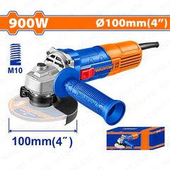 Wadfow by Winland 4inch Angle Grinder 900W (Voltage: 220-240V~50/60Hz) WAG15902 WAD-PT