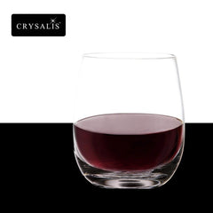 Crysalis Premium Stemware CRY-SW13/2 Double Rock Glass Stemless 360mL/13oz Set of 2