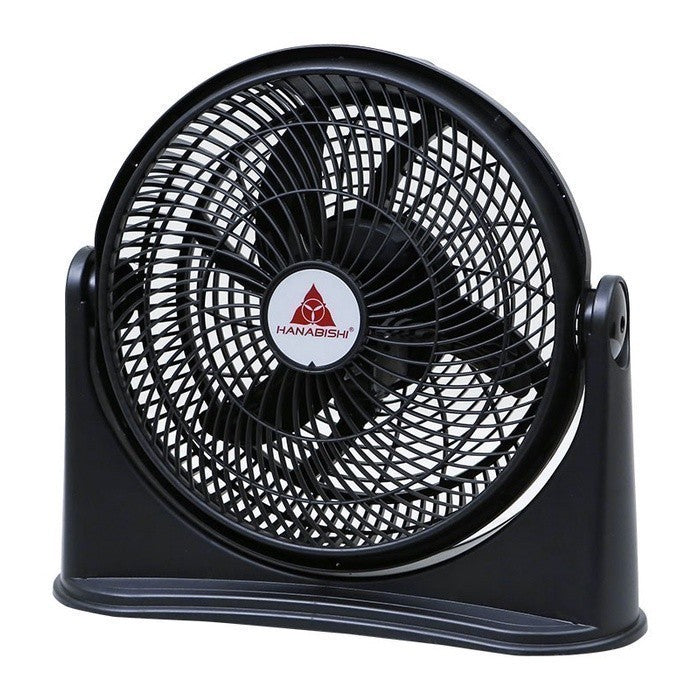 Hanabishi by Winland Mini Desk Fan Velocity Cool Electric Fan 10" HCF10BLK