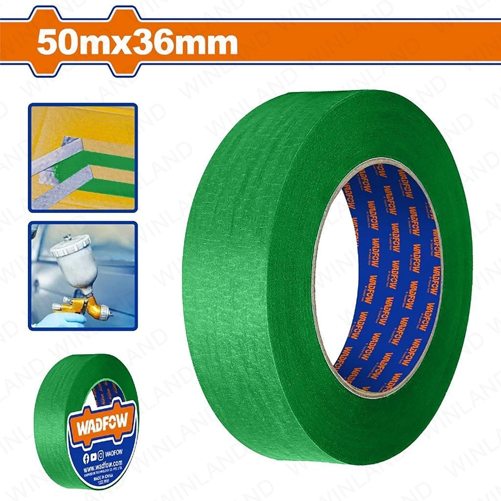 Wadfow by Winland 0.14mm Thick Painter's Tape Easy to stick and Peel off Masking Tape for Painting