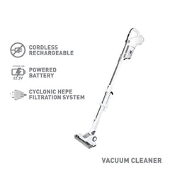 Hanabishi by Winland Aesthetic 3in1 White Cordless Vacuum Cleaner w/ Cyclonic HEPA Filtration System