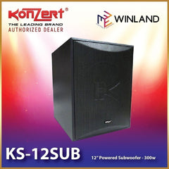 Konzert by Winland KS-12SUB Powered / Active Subwoofer 12" 300W (1)piece per order
