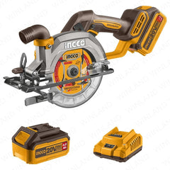 Ingco by Winland P20S/20V Lithium-Ion Cordless Circular Saw with Blower & Brushless Motor CSLI14021
