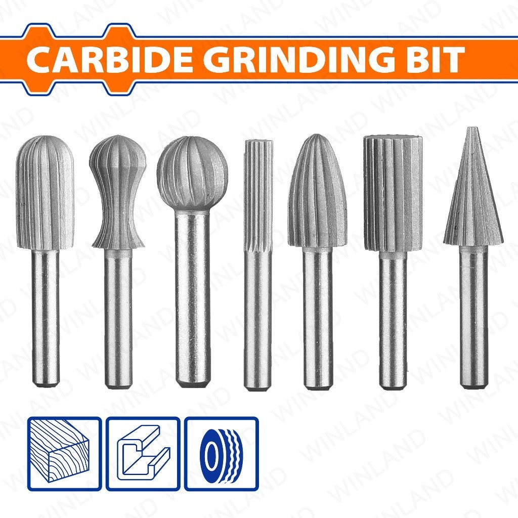 Wadfow by Winland Carbide Grinding Bit Used on Wood,Rubber,Aluminum Three-Sock Treatment SOLD PEICE