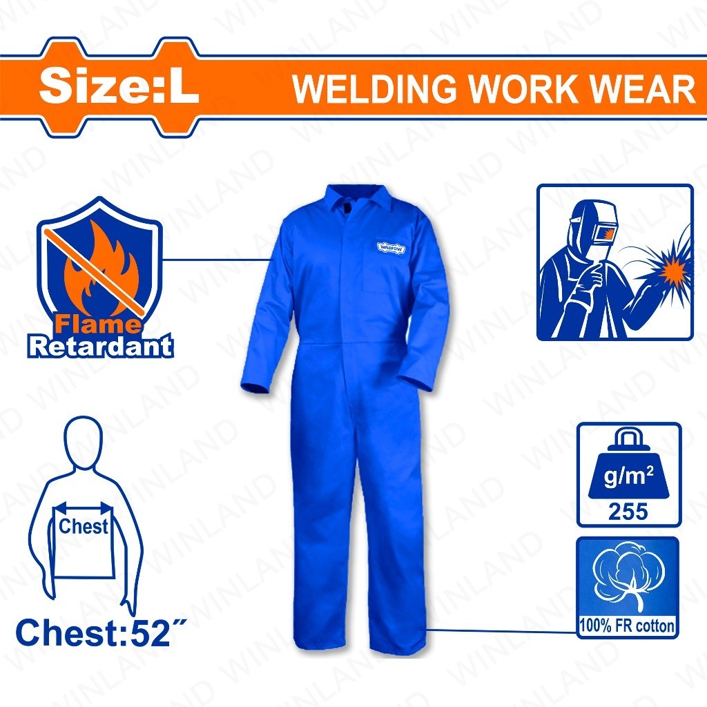 Wadfow by Winland Flame-Retardant Cover All for Fire Safety L/XL WAU0102.L/WAU0102.XL WAD-HT