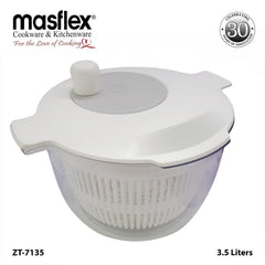 Masflex by Winland 3.5 Liters Salad Spinner Made From Premium Plastic Material ZT-7135