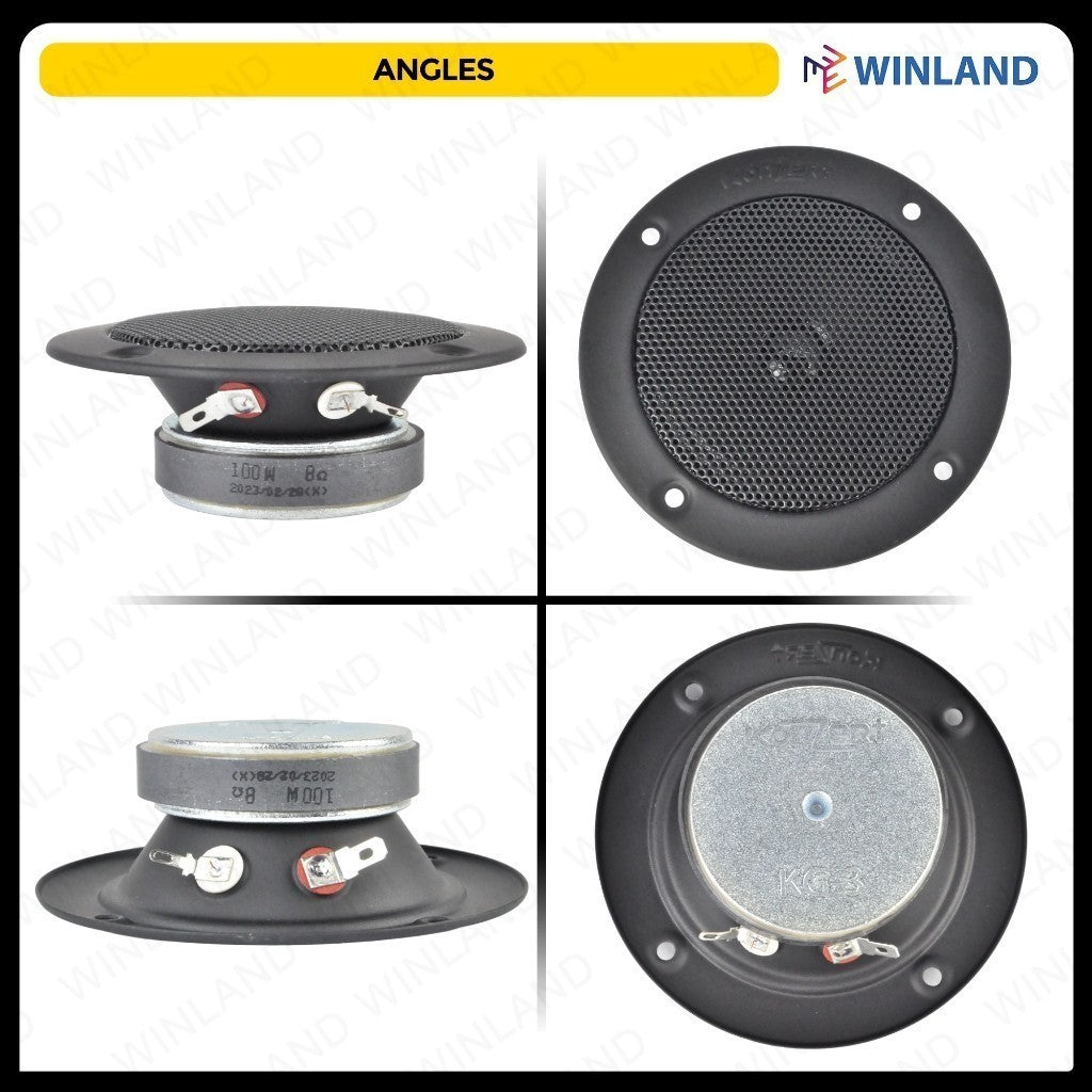 Konzert by Winland 3inches 100W 8ohms Professional HiFi Tweeter KG-3i (1pc per order)