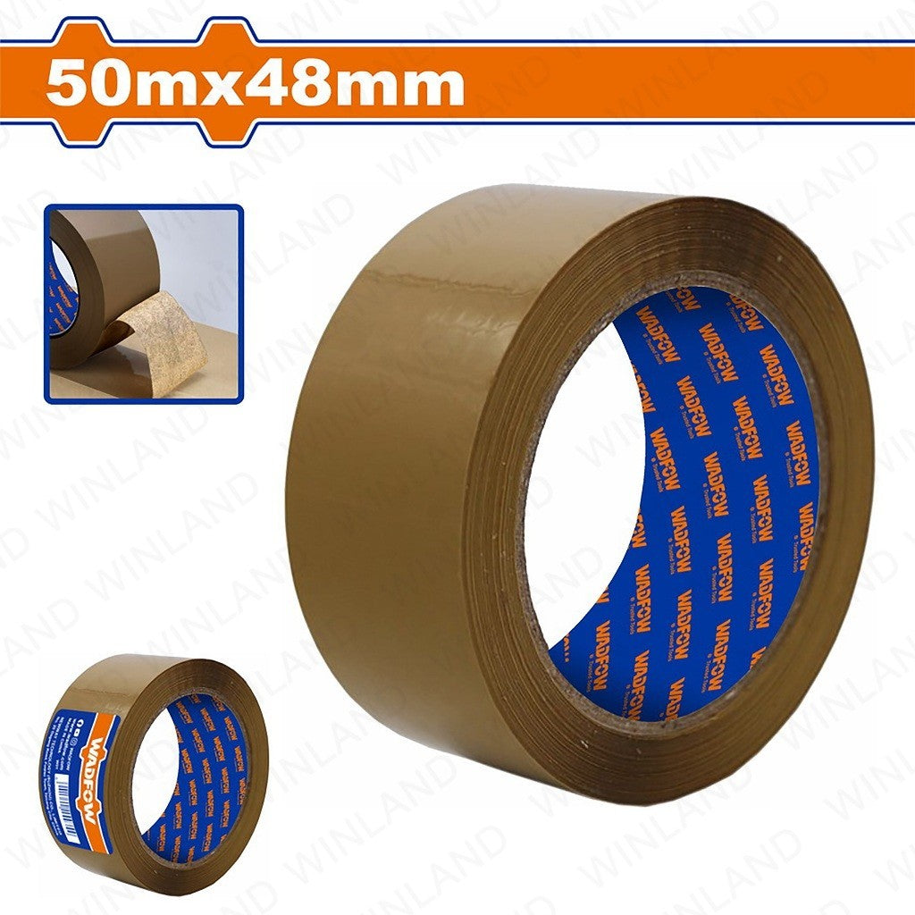 Wadfow by Winland Brown Packing Tape Thickness: 0.045mm(50,100,150m x 48mm) SOLD PER PIECE WAD-HT