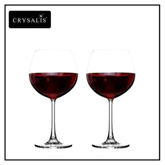 Crysalis Stemware CRY-BW23/2 Burgundy Glass Cocktail Glass 643mL/23oz Set of 2