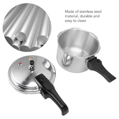 Masflex by Winland 18cm Aluminum Induction Pressure Cooker with Steamer 3 Liters PC-3