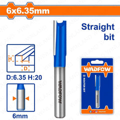 Wadfow by Winland 6.35mm-25mm Router Bit / Straight Bit Wood Milling Cutter SOLD PER PIECE WAD-HT