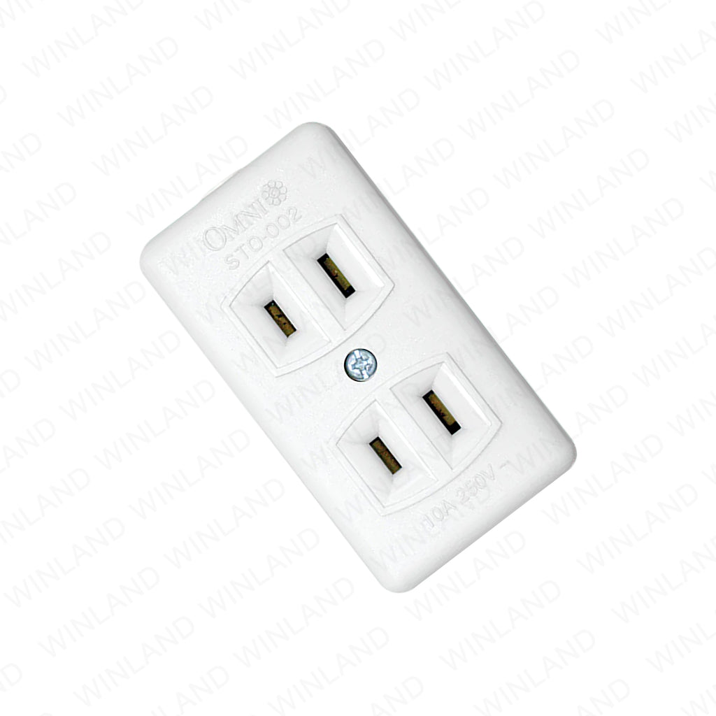 Omni by Winland 2-Gang / 3-Gang / 4-Gang Spring Type Outlet 10A | 250V STO-002, STO-003 & STO-004