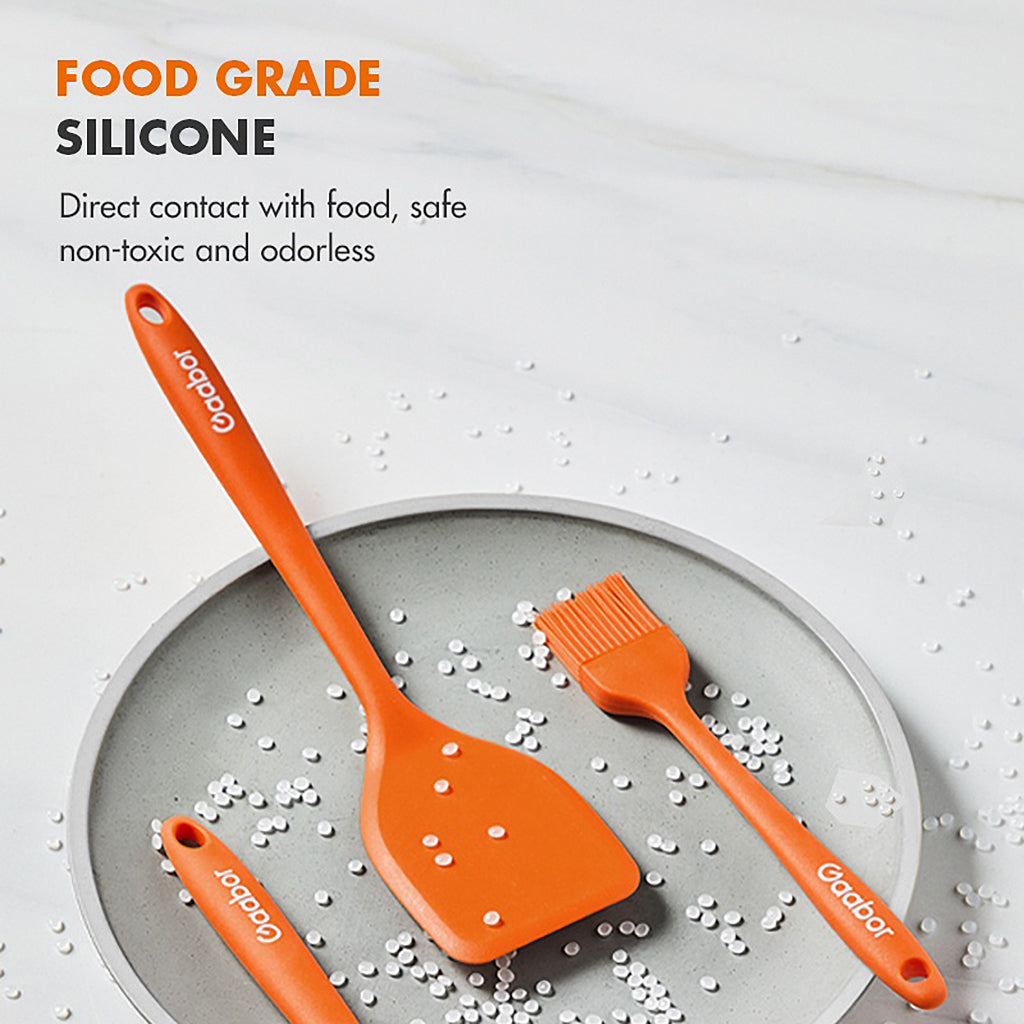 Gaabor 5 pieces Kitchen Utensil and Gadgets Silicone Rubber Kitchen Set