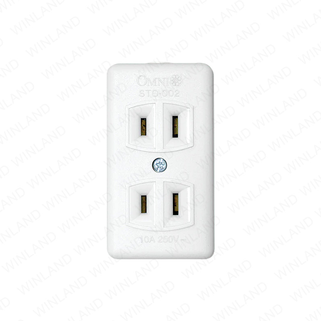 Omni by Winland 2-Gang / 3-Gang / 4-Gang Spring Type Outlet 10A | 250V STO-002, STO-003 & STO-004