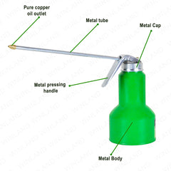 Hoyoma japan by Winland 500G High Pressure Pump Metal Oil Pot Oiling Can HT-PO500