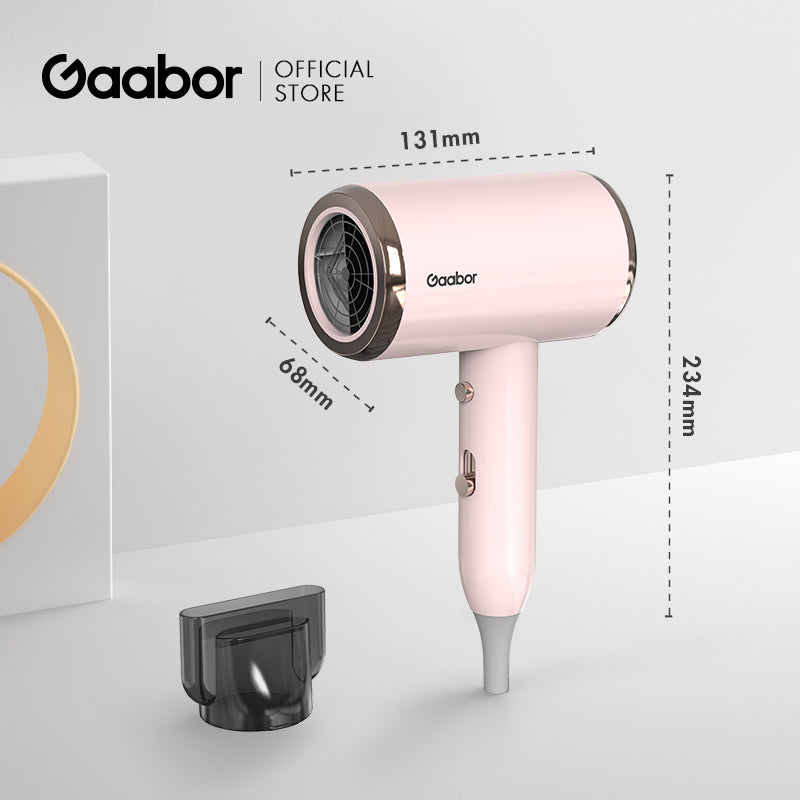 Gaabor Magic Light Quick-Drying Hair Dryer, 4 Modes Portable Hair Blower