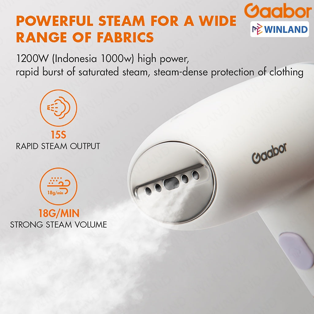 Gaabor Electric Handheld Iron Stainless Steel Ironing Board 1200W High Power Fast Ironing