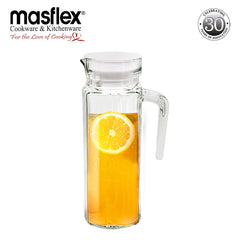 Masflex by Winland 2 Pieces 1 Liters Fridge Water Bottle with Lid QG-075
