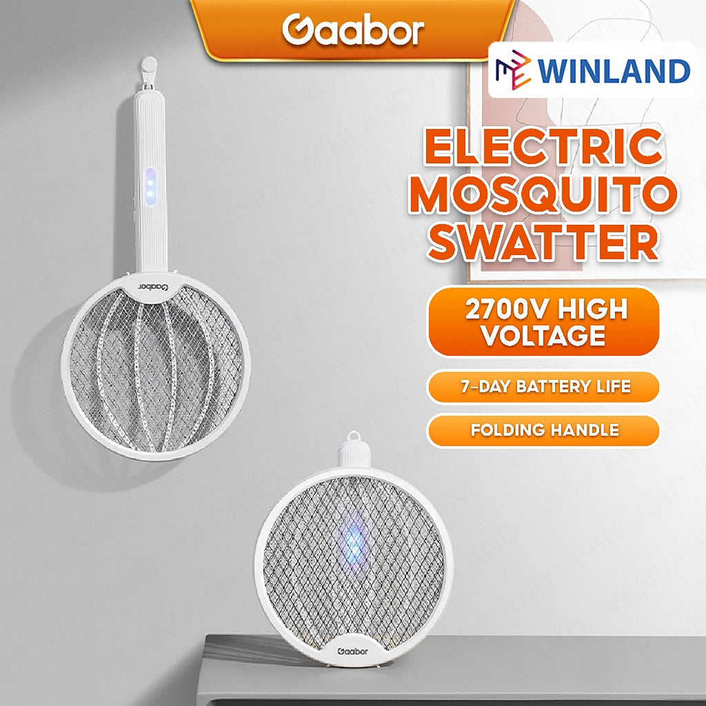 Gaabor 2 in 1 Electric Mosquito Foldable Swatter Killer