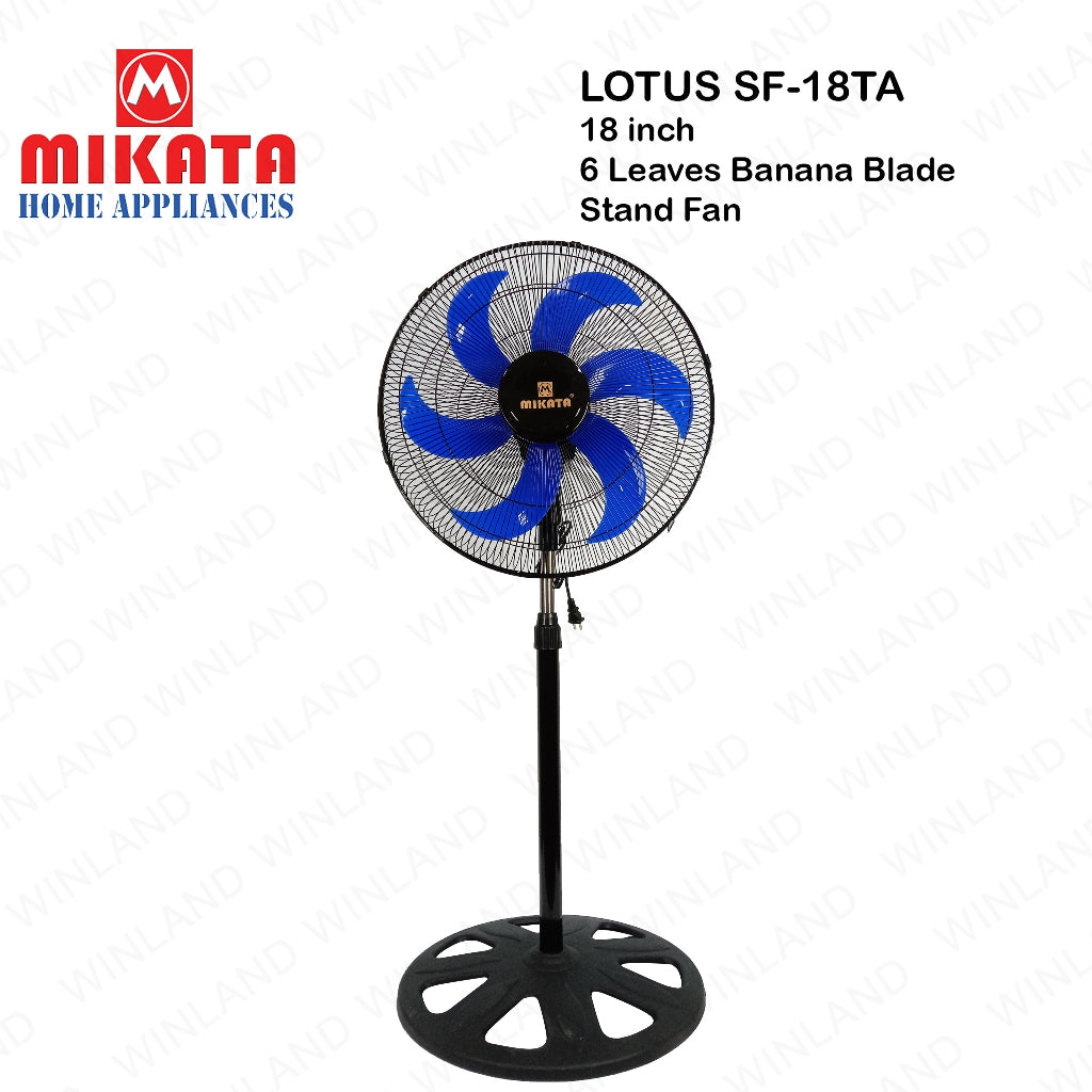 Mikata Lotus Series 18 Inch / 457mm Stand Fan Electric Fan 90W MIK-LOTUS SF-18TA