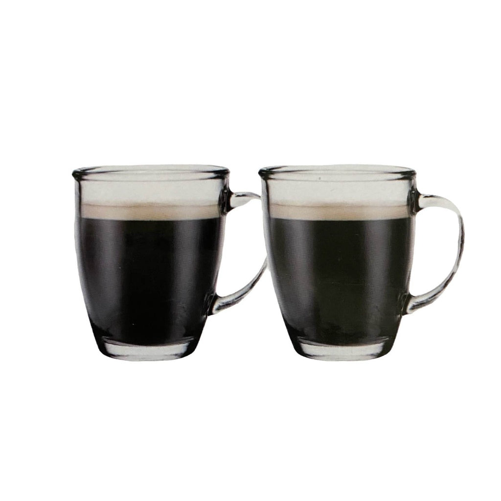 Masflex by Winland 2 Pieces 340ml / 11.49oz Glass Mug Set WW-236