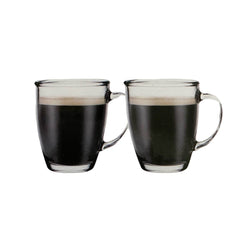 Masflex by Winland 2 Pieces 340ml / 11.49oz Glass Mug Set WW-236