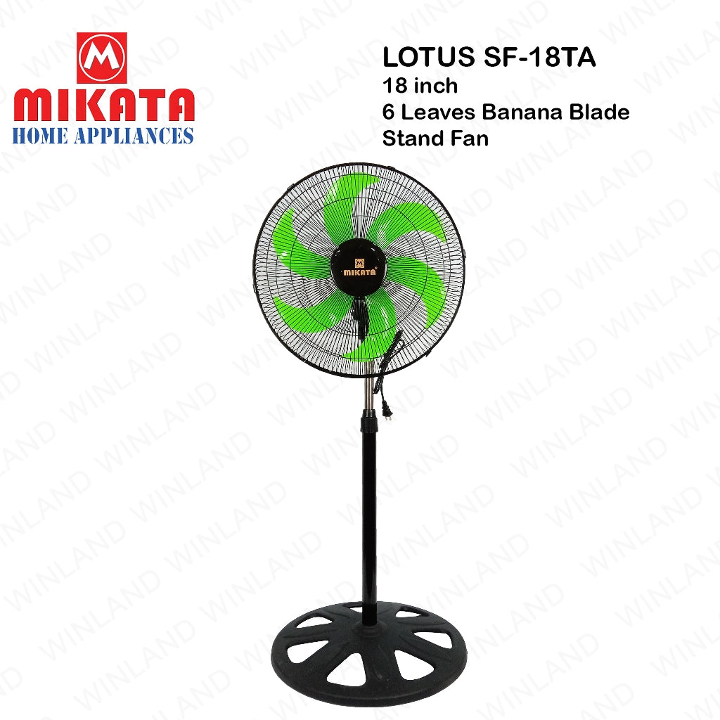 Mikata Lotus Series 18 Inch / 457mm Stand Fan Electric Fan 90W MIK-LOTUS SF-18TA