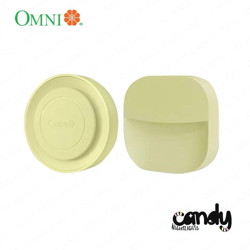 Omni by Winland Candy LED Night Light Round and Square LNL-101-PK/LNL-102-PK