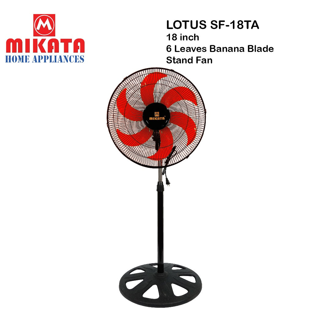 Mikata Lotus Series 18 Inch / 457mm Stand Fan Electric Fan 90W MIK-LOTUS SF-18TA